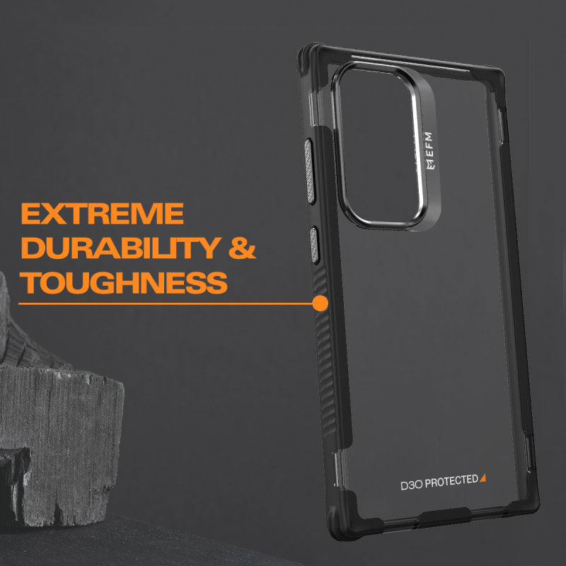 NNEDSZ EFM Cayman Case Armour with D3O BIO for Samsung Galaxy S24 Ultra - Carbon-3