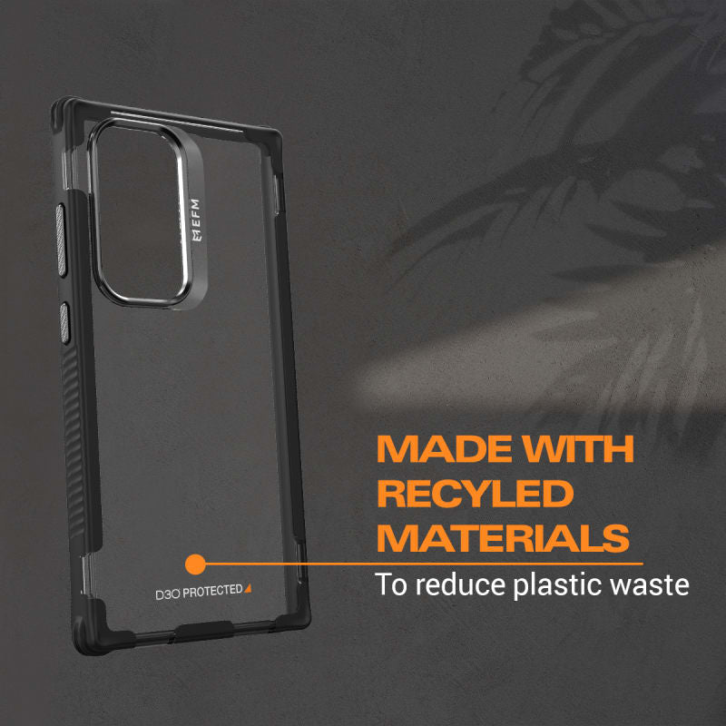 NNEDSZ EFM Cayman Case Armour with D3O BIO for Samsung Galaxy S24 Ultra - Carbon-4