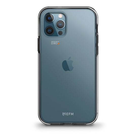 NNEDSZ EFM Aspen Case Armour with D3O 5G Signal Plus for iPhone 12 Pro Max 6.7" - Slate/Clear-0