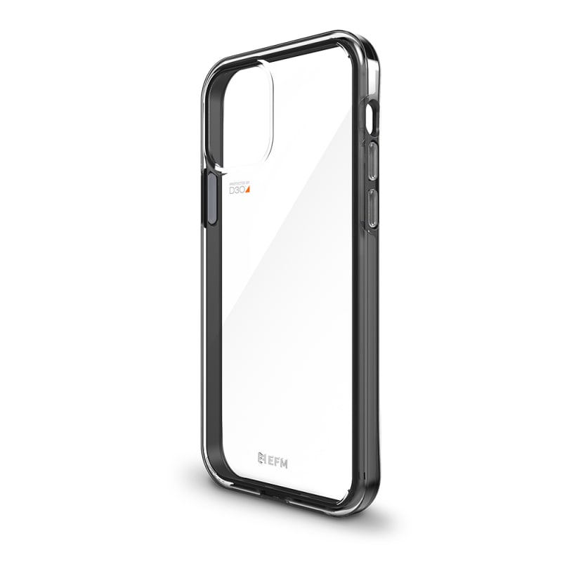 NNEDSZ EFM Aspen Case Armour with D3O 5G Signal Plus for iPhone 12 Pro Max 6.7" - Slate/Clear-1