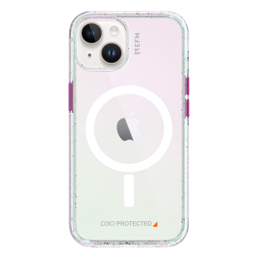 NNEDSZ EFM Aspen Case Armour with MagSafe D3O Crystalex For iPhone 14 Plus (6.7") - Glitter Pearl-0