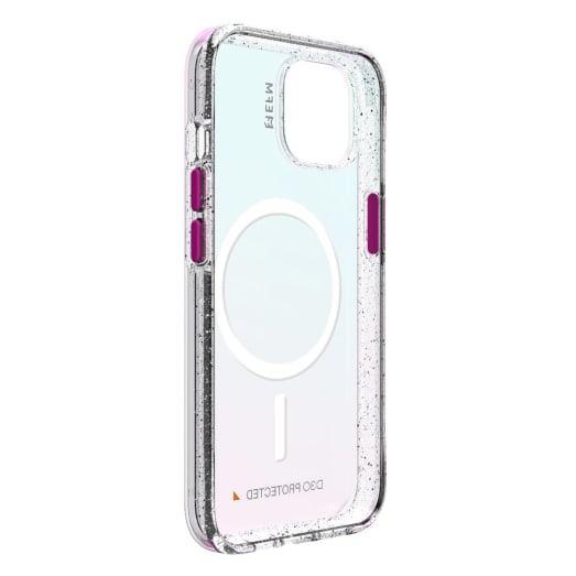 NNEDSZ EFM Aspen Case Armour with MagSafe D3O Crystalex For iPhone 14 Plus (6.7") - Glitter Pearl-2