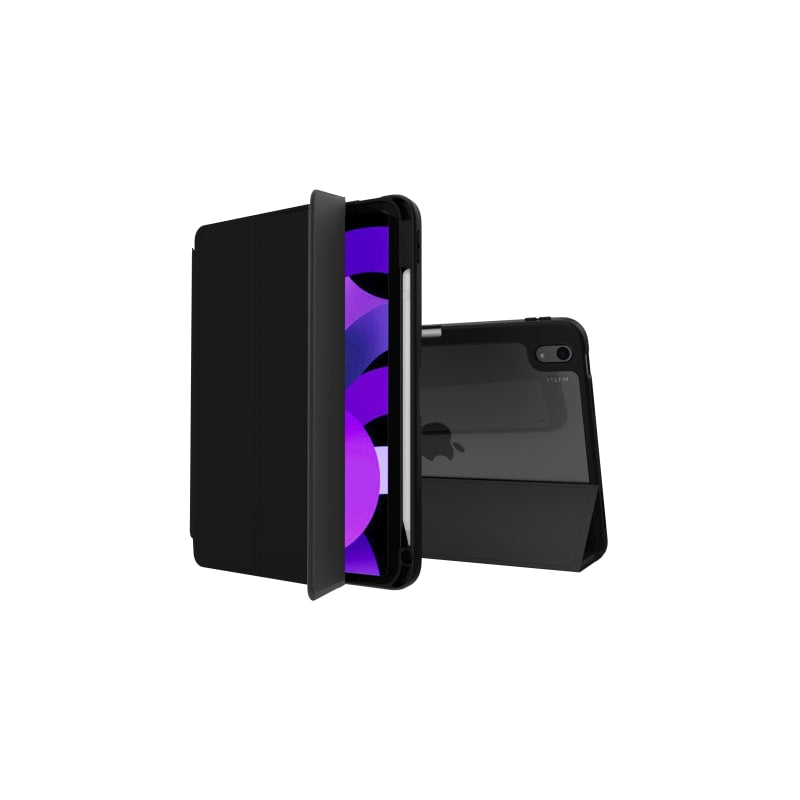 NNEDSZ EFM Aspen Folio Case Armour with D3O & E Leather for iPad 10.9 (2022) - Black-4