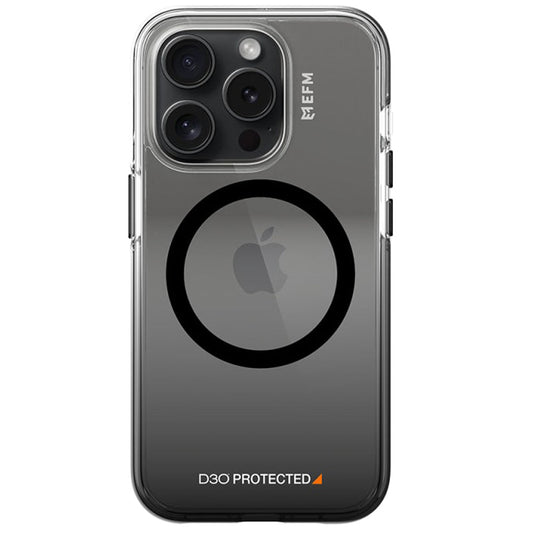NNEDSZ EFM Aspen Case Armour with D3O BIO for iPhone 15 Pro Max - Clear/Black-0