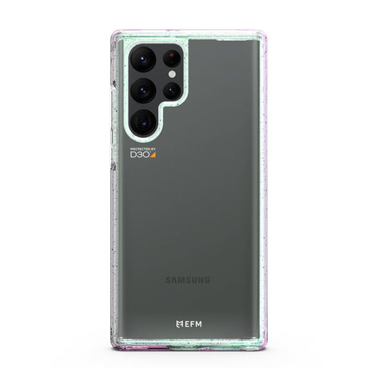 NNEDSZ EFM Aspen Case Armour with D3O Crystalex for Samsung Galaxy S22 Ultra (6.8) - Glitter/Pearl-0