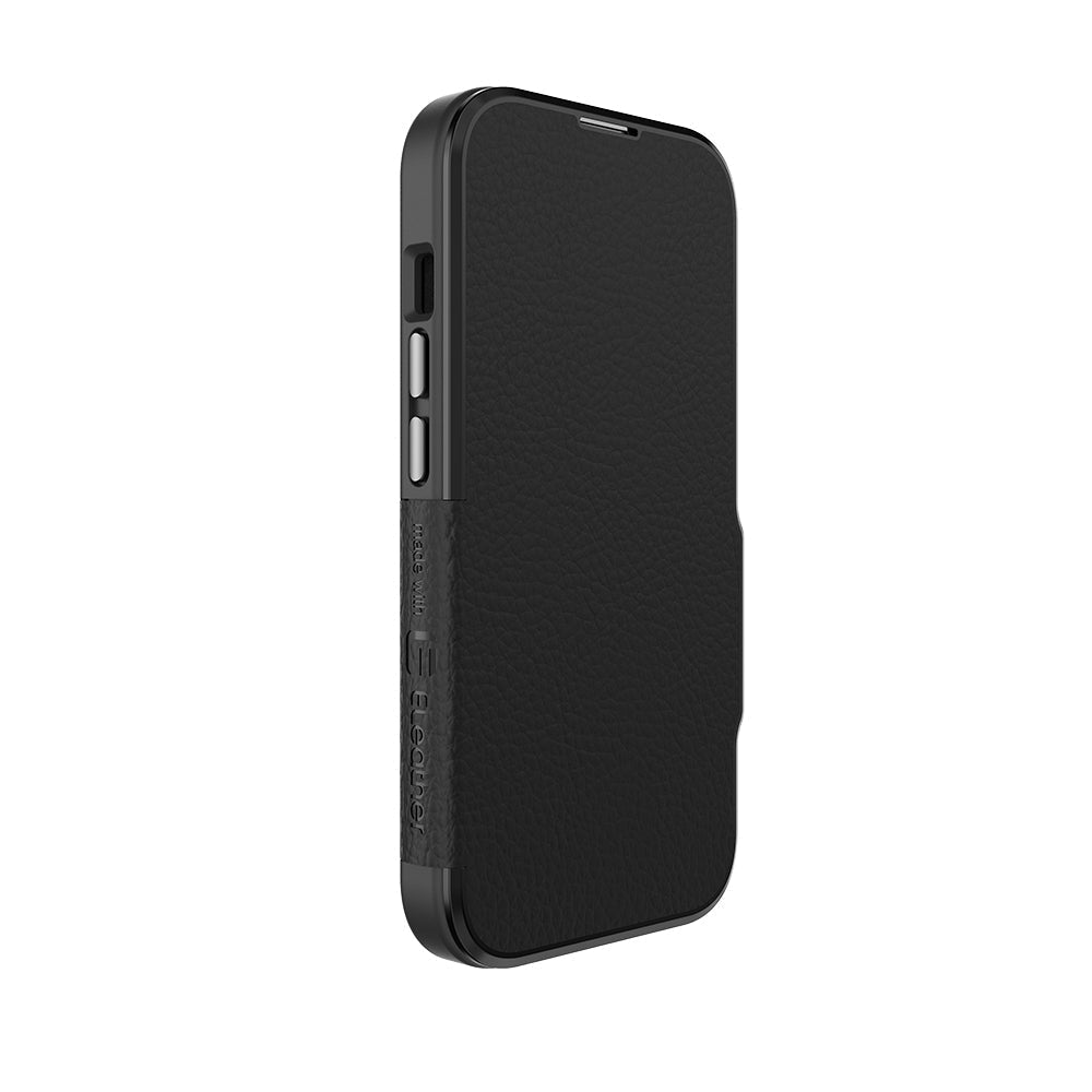 NNEDSZ EFM Monaco E-leather Wallet Case Armour With D3O Plus Suits Iphone 15 (6.1") - Black/Space Grey-2