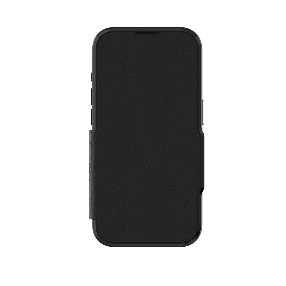 NNEDSZ EFM Monaco E-leather Wallet Case Armour With D3O Plus Suits Iphone 15 (6.1") - Black/Space Grey-3