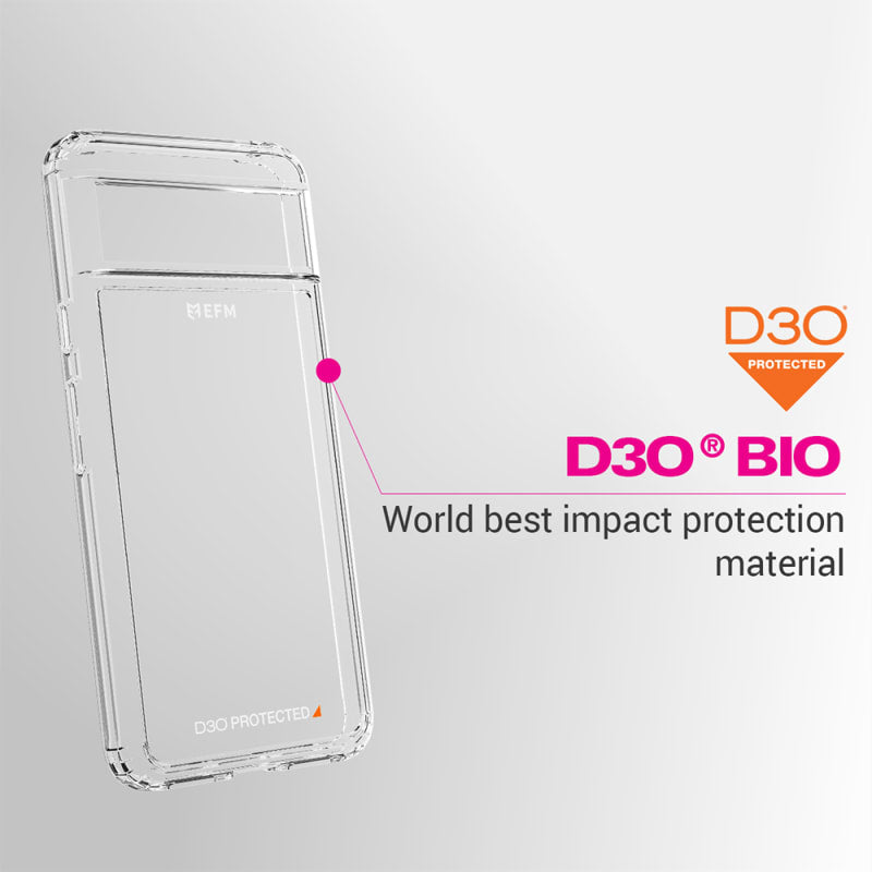 NNEDSZ EFM Alta Case Armour with D3O BIO for Google Pixel 8 - Clear-1