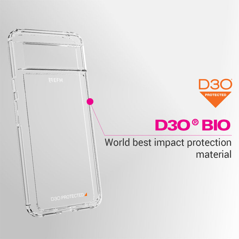 NNEDSZ EFM Alta Case Armour with D3O BIO for Google Pixel 8 Pro - Clear-1