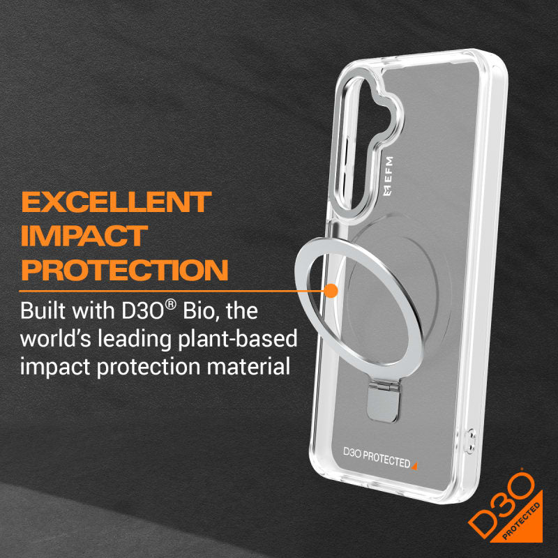 NNEDSZ EFM Alta D3O BIO Case Armour Samsung Galaxy S24+ Clear-1