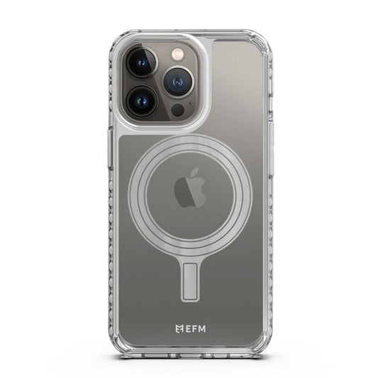 NNEDSZ EFM Zurich Flux Case Armour Compatible with MagSafe for iPhone 13 Pro (6.1" Pro) - Frost Clear-0