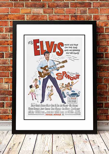 NNEDSZ Elvis 'Spinout' Framed Movie Poster! - Framed A4