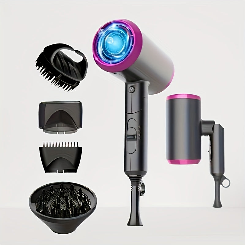 Hair Dryer with High Power Foldable Travel (1800W)-2