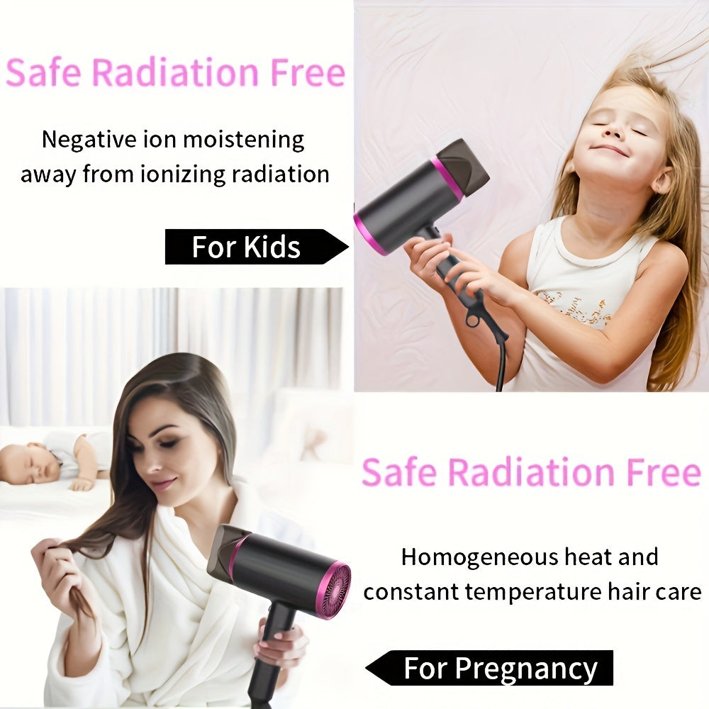 Hair Dryer with High Power Foldable Travel (1800W)-1
