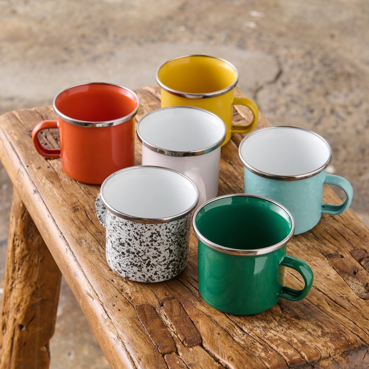 Enamel Babycino Cups
