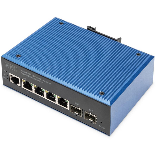 Digitus DN-651154 Ipari Gigabit Switch (DN-651154)