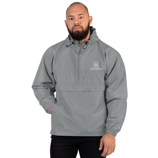 Embroidered Motovated Packable Jacket-0