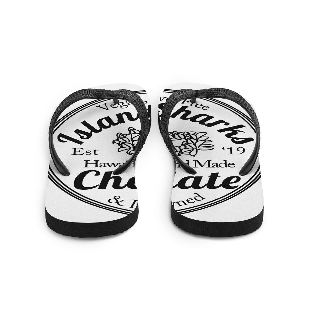Island Sharks Chocolate Flip-Flops