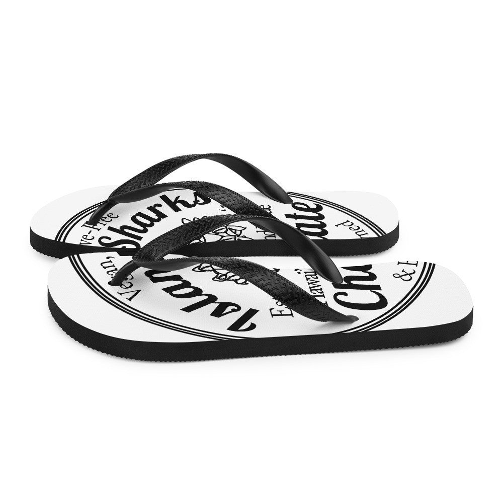 Island Sharks Chocolate Flip-Flops