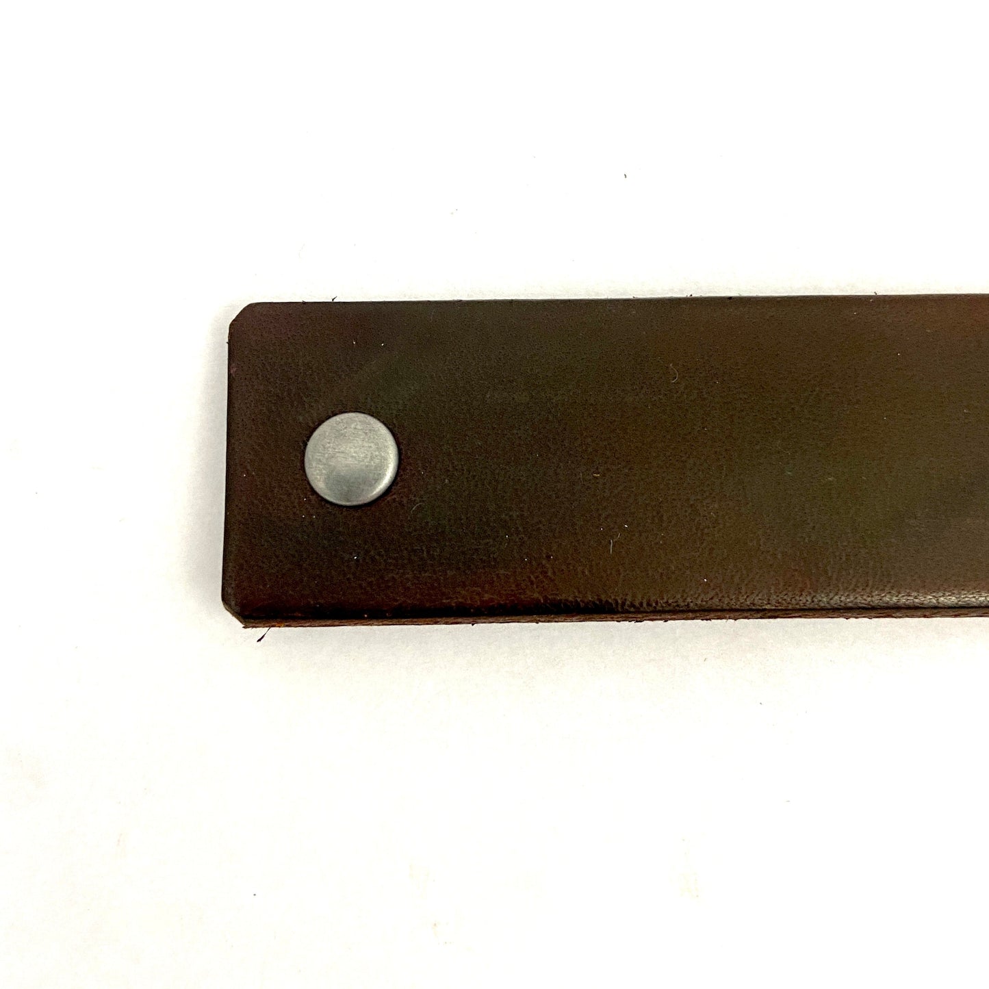 Chocolate Brown Leather Eco Barrette