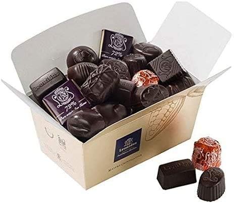 Leonidas Belgian Chocolates | (1 x 32pc 500g) | All Dark Chocolates in a Beautiful Gift Box | Imported fine Chocolate from Belgium | Canadian Distribution