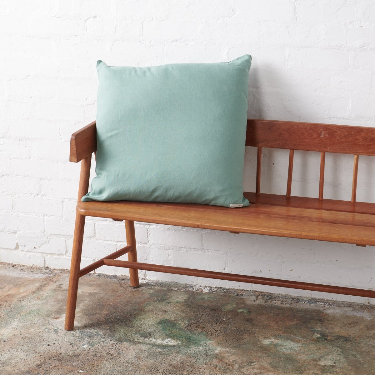 European Pillowcase in Linen | Sage Green