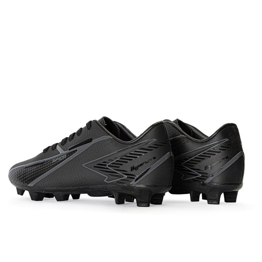 Strike Kid's Football Boots - Black/Black Wide Fit
