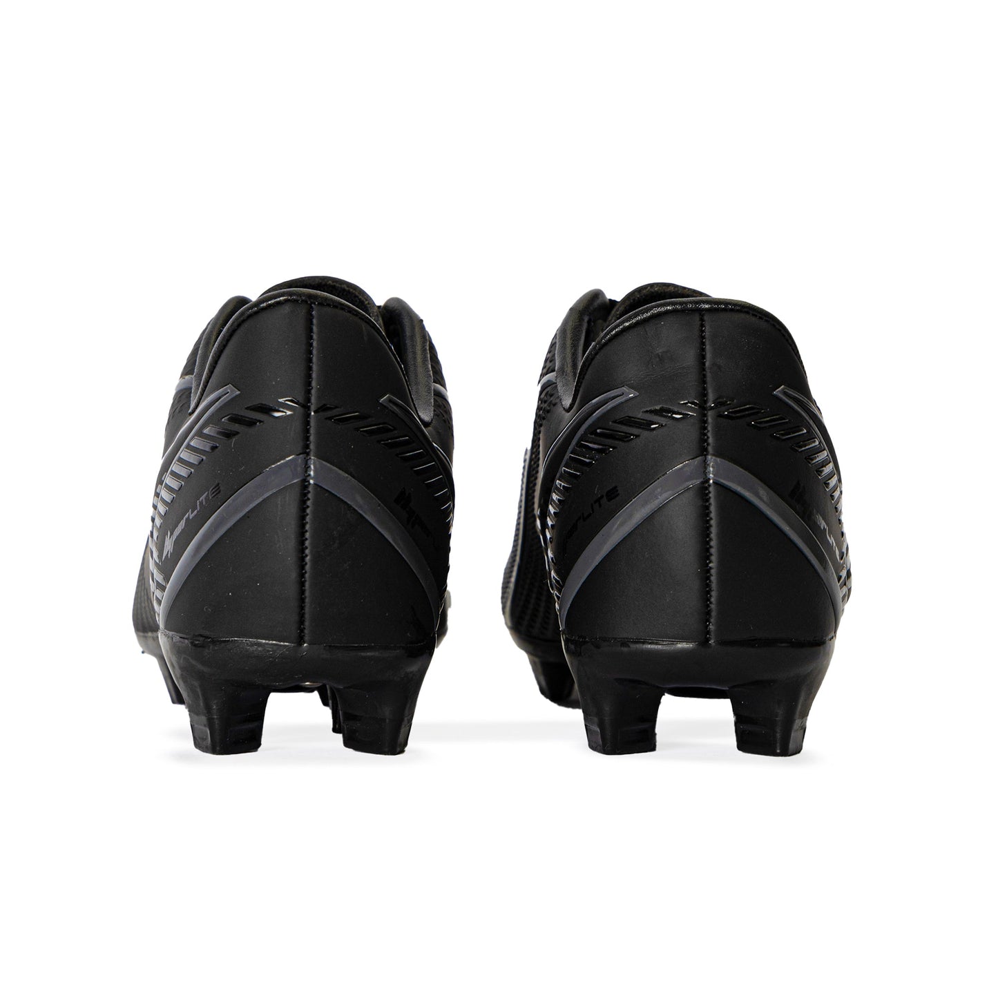Strike Kid's Football Boots - Black/Black Wide Fit